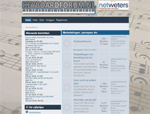 Tablet Screenshot of keyboardforum.nl